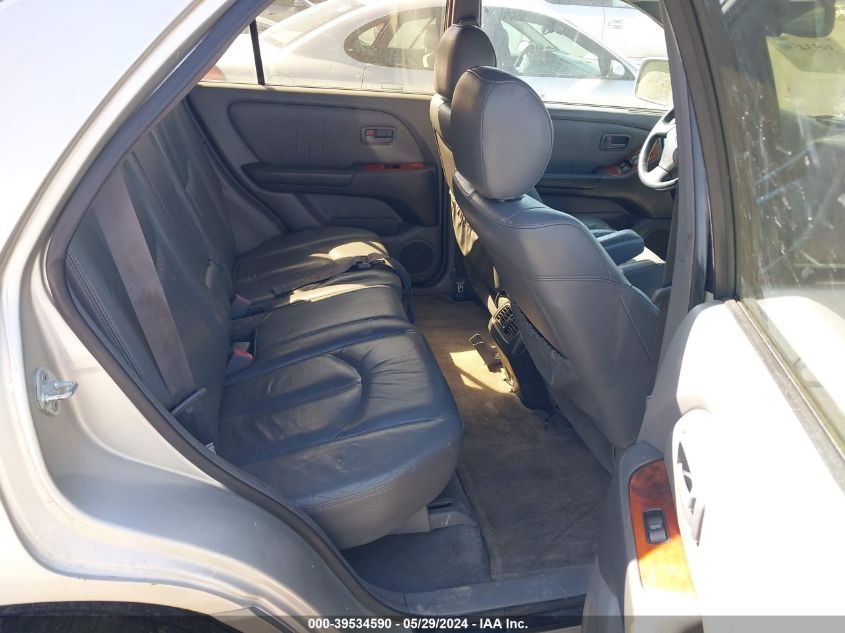 1999 Lexus Rx 300 VIN: JT6HF10U3X0091101 Lot: 39534590