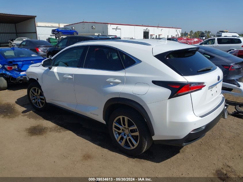 2016 Lexus Nx 300H VIN: JTJBJRBZ3G2046892 Lot: 39534613