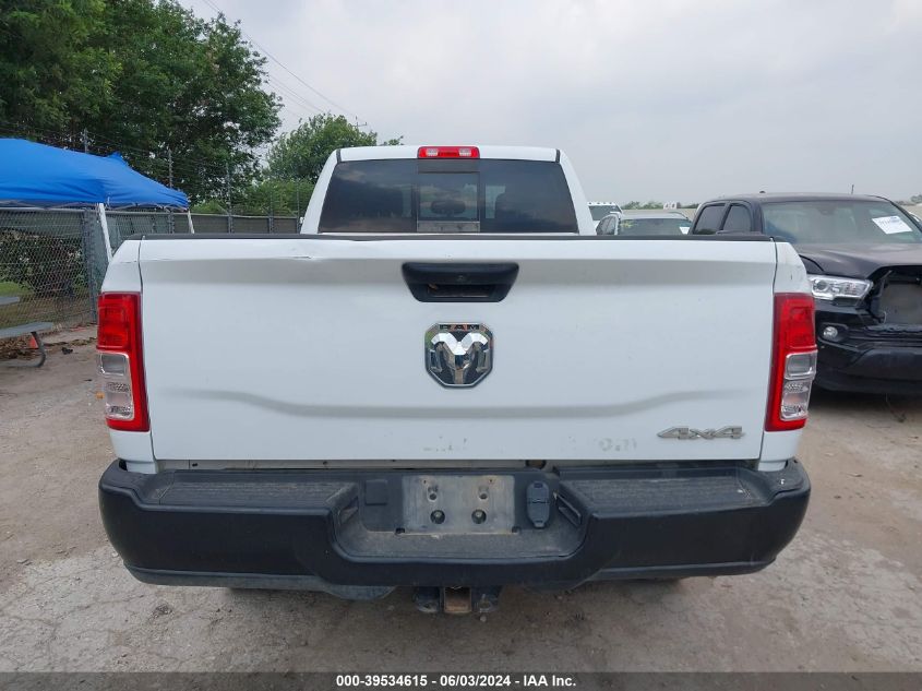 2022 Ram 2500 Tradesman 4X4 8' Box VIN: 3C6UR5HJ6NG273049 Lot: 39534615