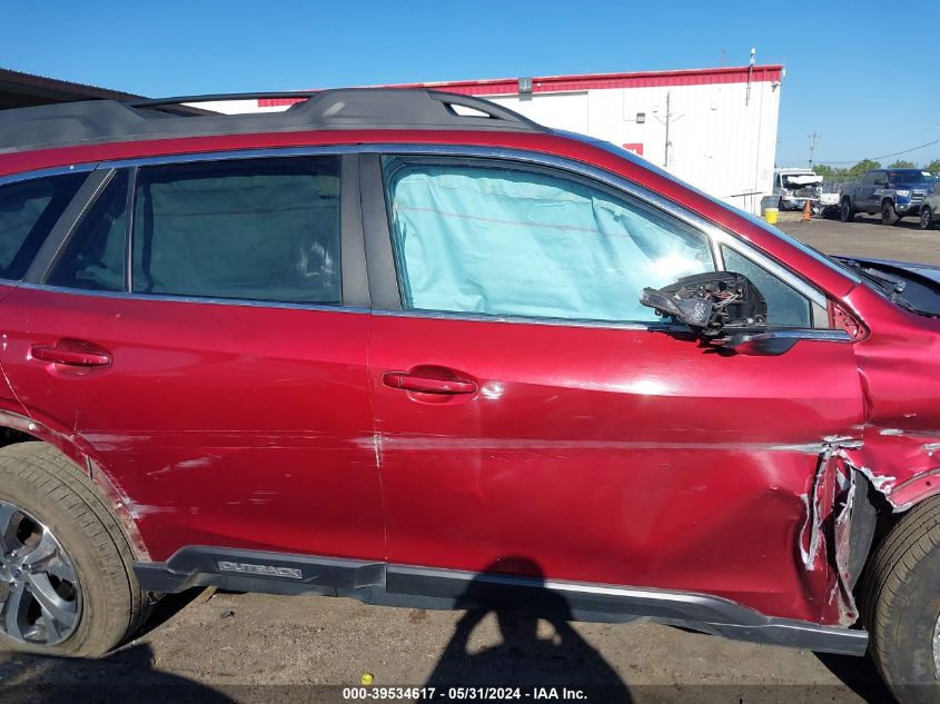 2021 Subaru Outback Limited VIN: 4S4BTANC1M3170411 Lot: 39534617