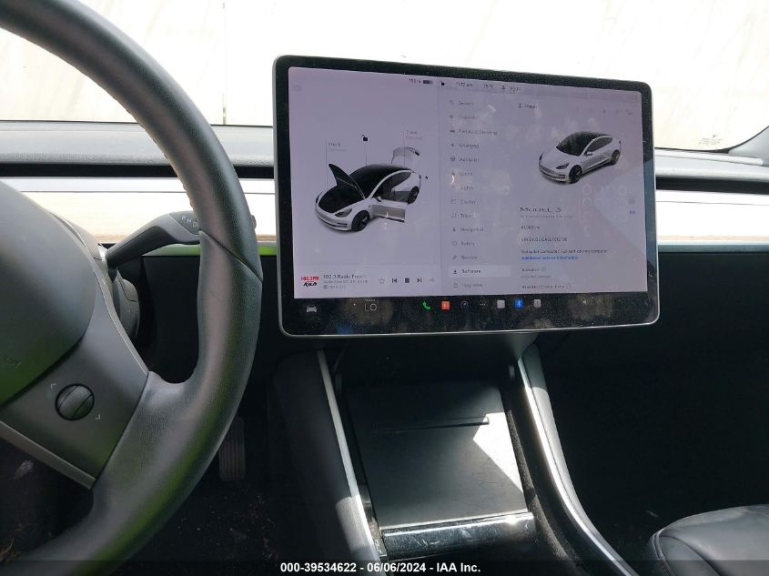 2020 Tesla Model 3 Standard Range Plus Rear-Wheel Drive/Standard Range Rear-Wheel Drive VIN: 5YJ3E1EA5LF612786 Lot: 39534622