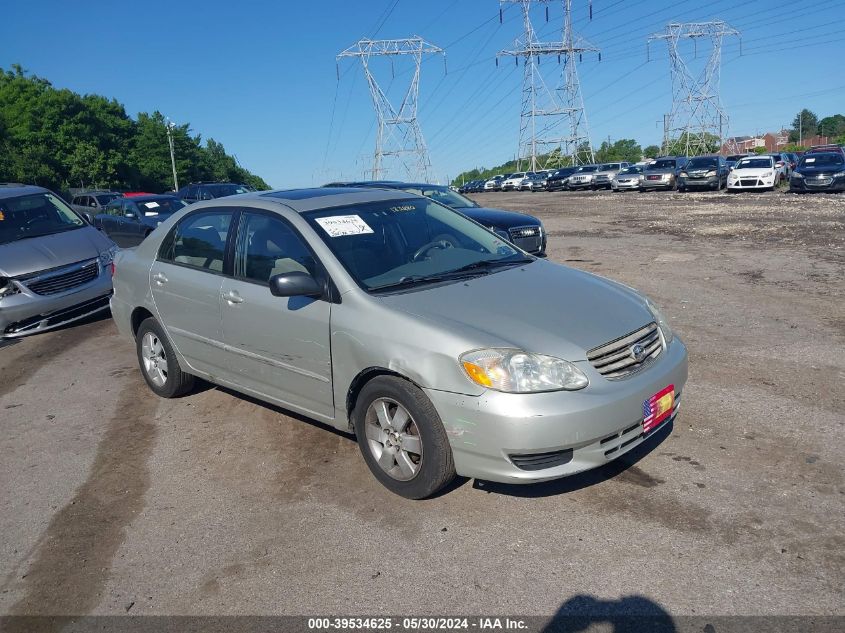 2004 Toyota Corolla Le VIN: 2T1BR32E64C183280 Lot: 39534625