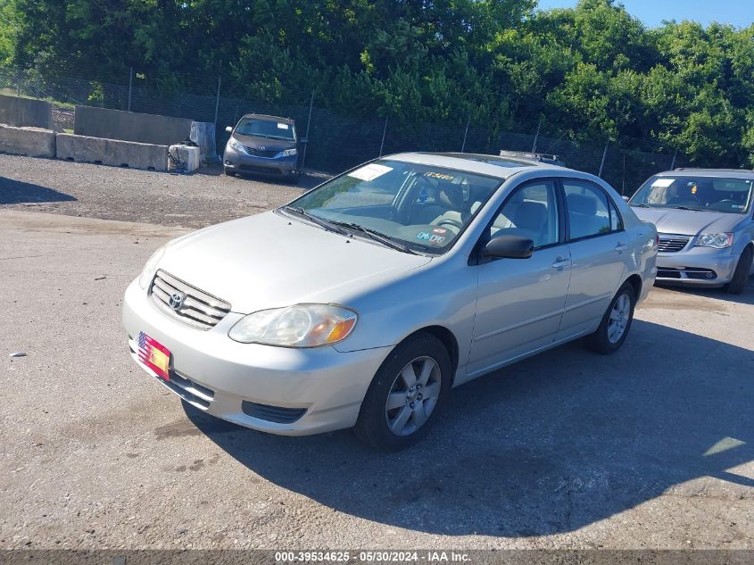 2004 Toyota Corolla Le VIN: 2T1BR32E64C183280 Lot: 39534625