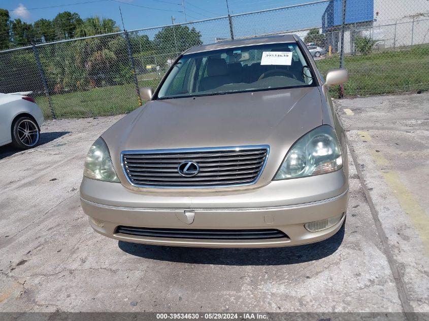 2003 Lexus Ls 430 VIN: JTHBN30F730097474 Lot: 39534630