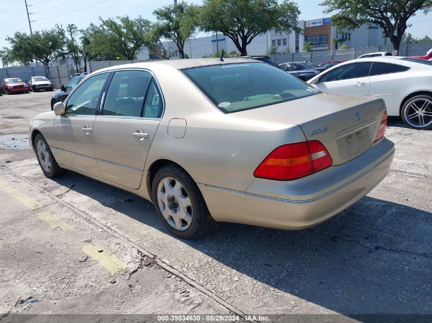 2003 Lexus Ls 430 VIN: JTHBN30F730097474 Lot: 39534630