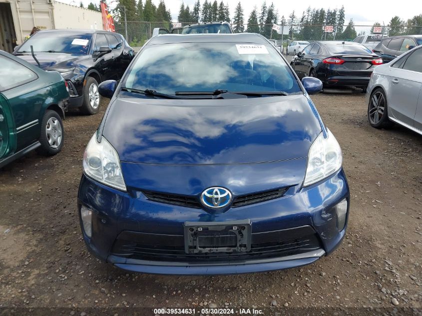 2015 Toyota Prius Two VIN: JTDKN3DU5F1991594 Lot: 39534631