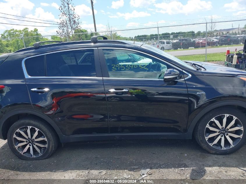 2019 Kia Sportage Ex VIN: KNDPNCACXK7531503 Lot: 39534632