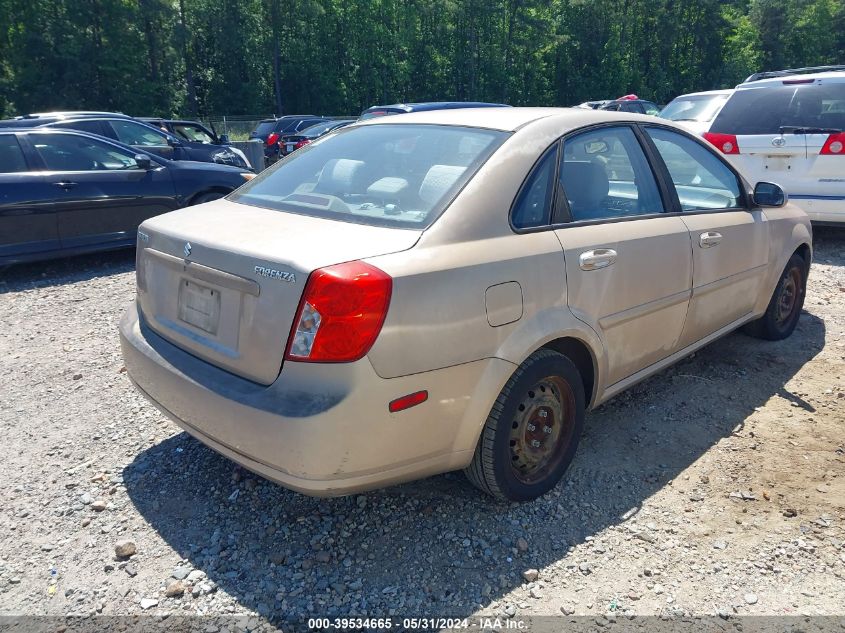 KL5JD56ZX7K599280 | 2007 SUZUKI FORENZA