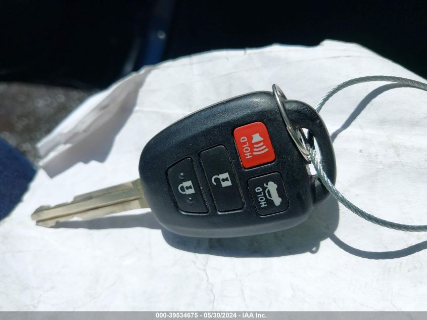 2016 Toyota Corolla Le Plus VIN: 5YFBURHE1GP523819 Lot: 39534675