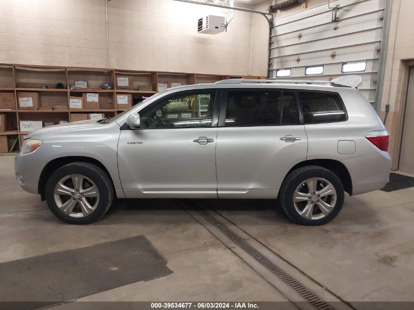 2008 Toyota Highlander Limited VIN: JTEES42A682055464 Lot: 39534677