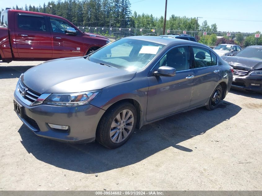 2014 Honda Accord Ex-L V-6 VIN: 1HGCR3F84EA005027 Lot: 39534682