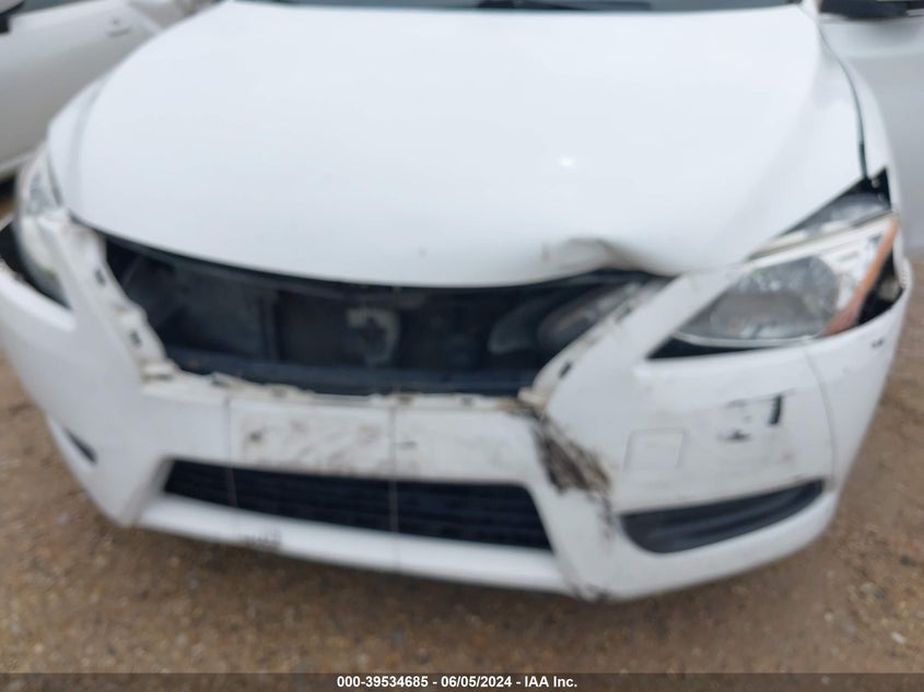 2015 Nissan Sentra S VIN: 3N1AB7AP3FY283143 Lot: 39534685