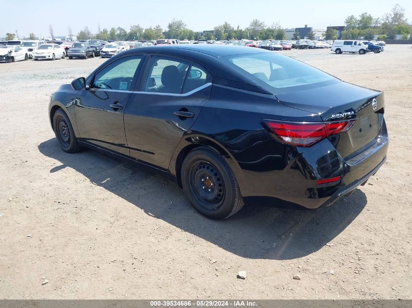 2023 Nissan Sentra S Xtronic Cvt VIN: 3N1AB8BV9PY308745 Lot: 39534686