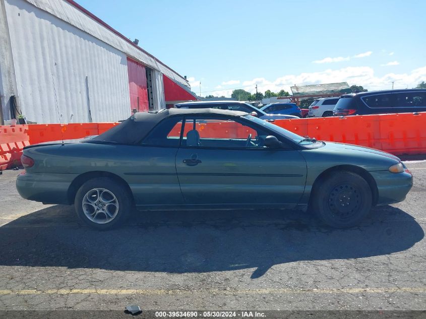 1997 Chrysler Sebring Jx VIN: 3C3EL45H0VT578164 Lot: 39534690