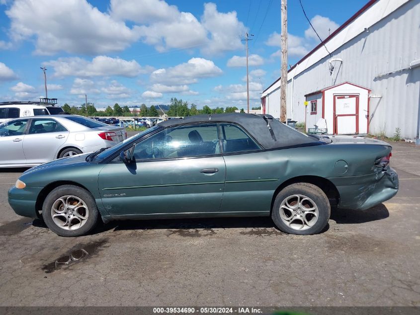 1997 Chrysler Sebring Jx VIN: 3C3EL45H0VT578164 Lot: 39534690