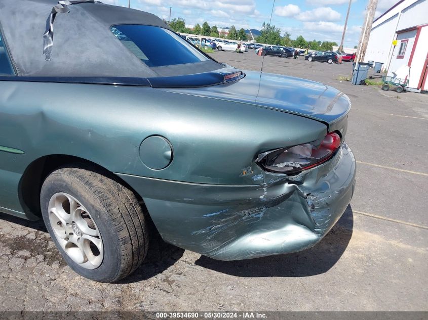 1997 Chrysler Sebring Jx VIN: 3C3EL45H0VT578164 Lot: 39534690