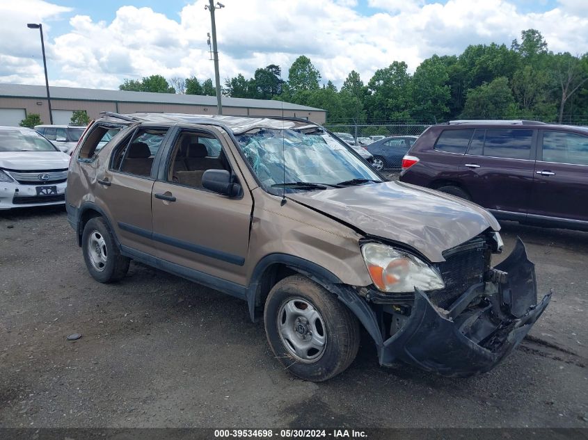 2004 Honda Cr-V Lx VIN: SHSRD68414U203937 Lot: 39534698