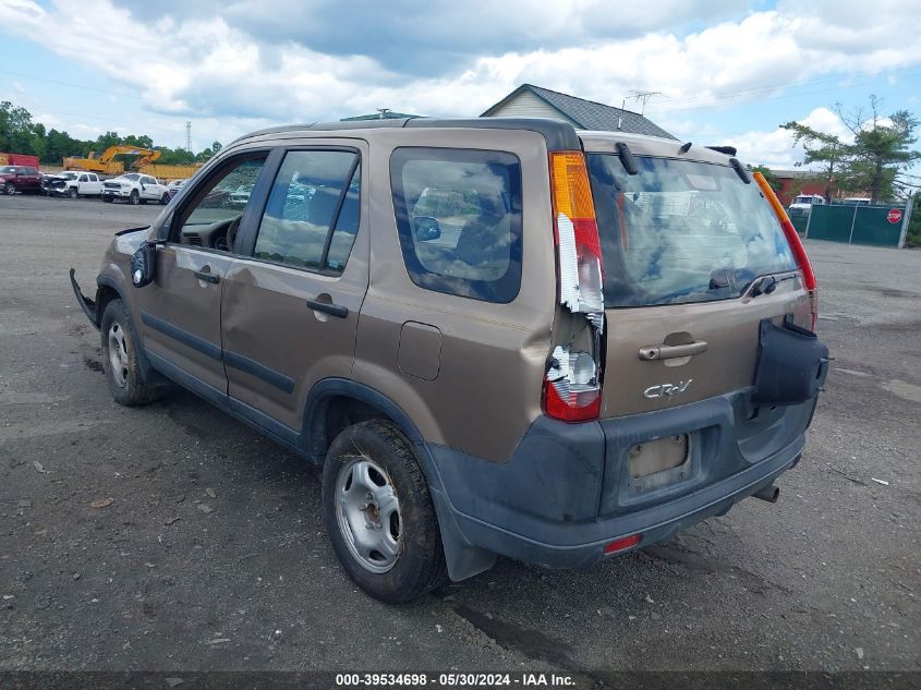 2004 Honda Cr-V Lx VIN: SHSRD68414U203937 Lot: 39534698