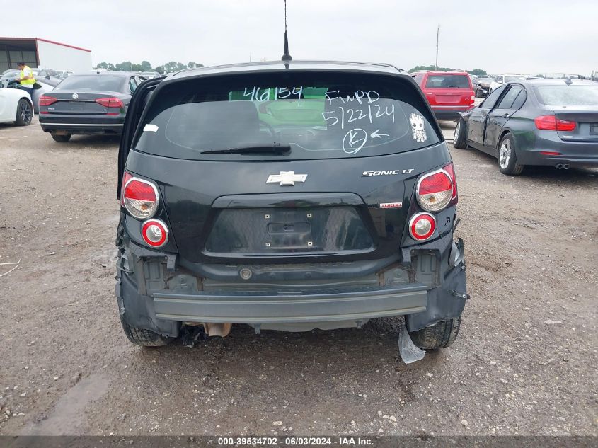 2014 Chevrolet Sonic Lt Auto VIN: 1G1JC6SB1E4174293 Lot: 39534702