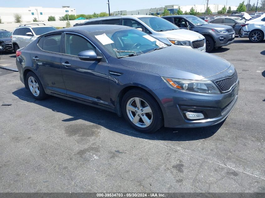 2015 Kia Optima Lx VIN: 5XXGM4A76FG482695 Lot: 39534703