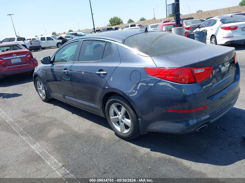 2015 Kia Optima Lx VIN: 5XXGM4A76FG482695 Lot: 39534703