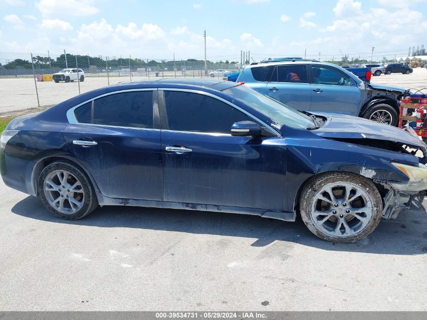 2012 Nissan Maxima 3.5 Sv VIN: 1N4AA5AP9CC825893 Lot: 39534731