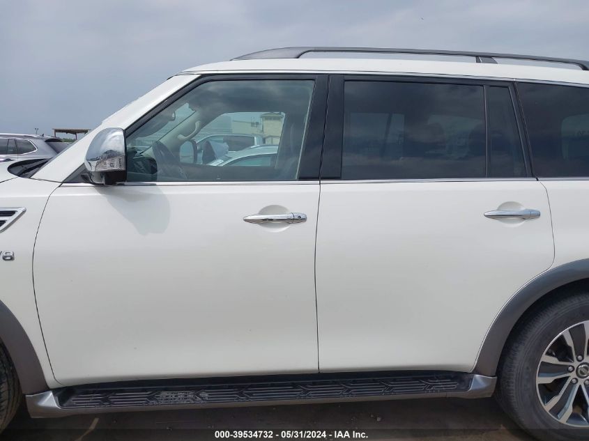 2019 Nissan Armada Sl VIN: JN8AY2ND0K9085834 Lot: 39534732