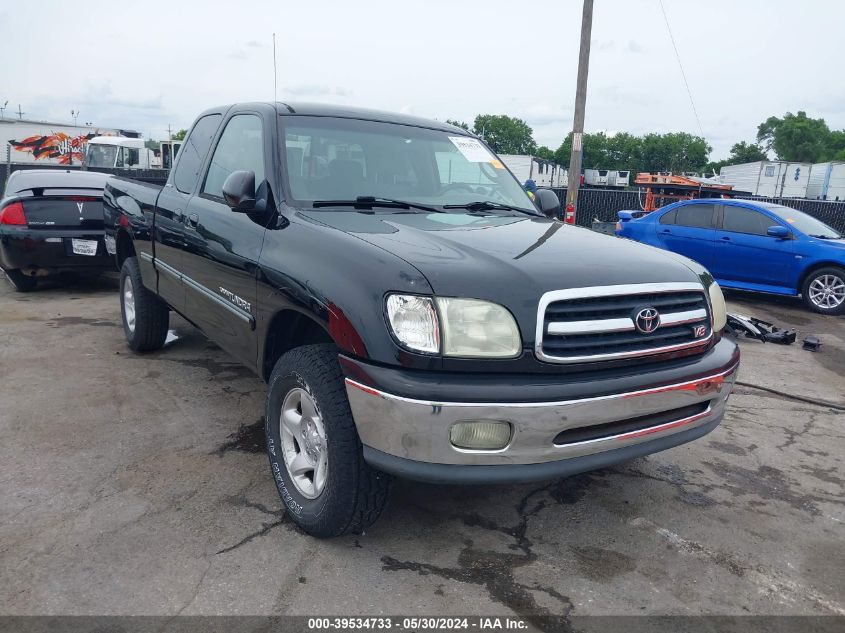 2000 Toyota Tundra Ltd V8 VIN: 5TBBT4810YS114652 Lot: 39534733