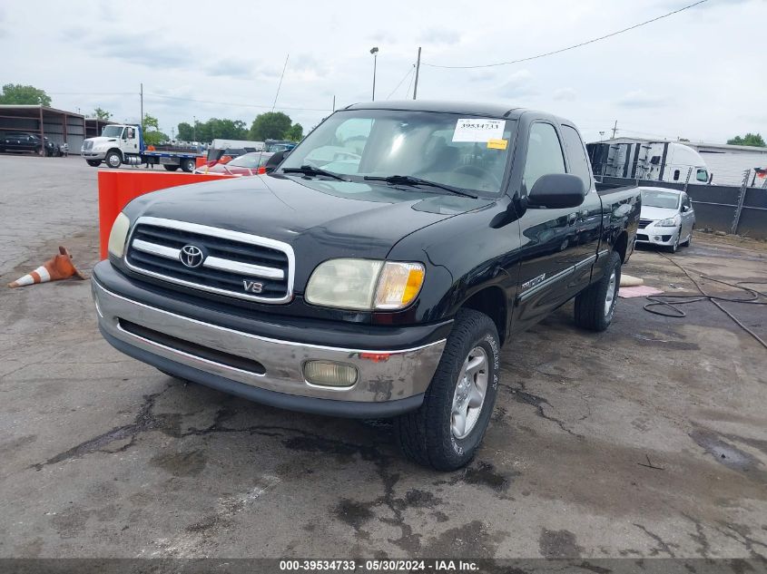 2000 Toyota Tundra Ltd V8 VIN: 5TBBT4810YS114652 Lot: 39534733