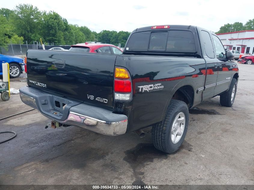 2000 Toyota Tundra Ltd V8 VIN: 5TBBT4810YS114652 Lot: 39534733