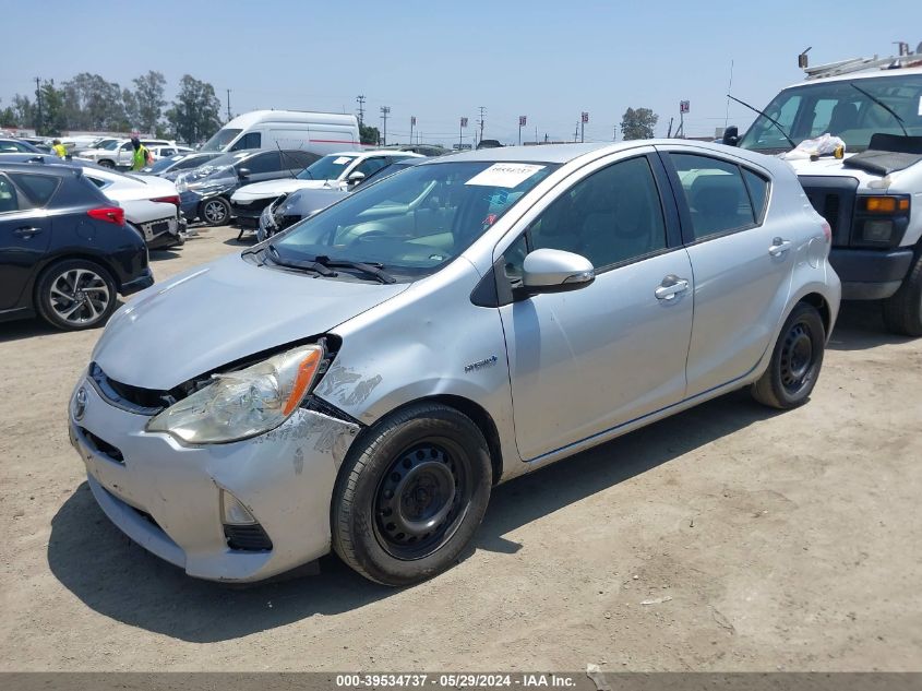 2012 Toyota Prius C One VIN: JTDKDTB37C1028723 Lot: 39534737