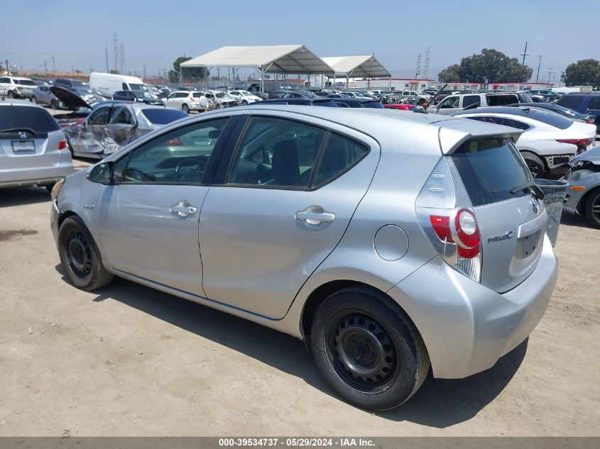 2012 Toyota Prius C One VIN: JTDKDTB37C1028723 Lot: 39534737