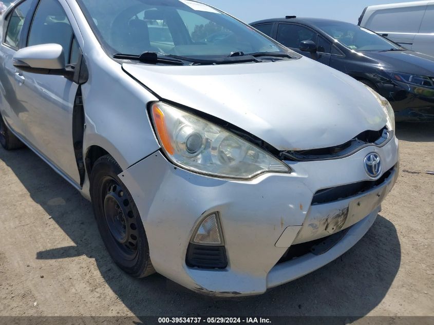 2012 Toyota Prius C One VIN: JTDKDTB37C1028723 Lot: 39534737