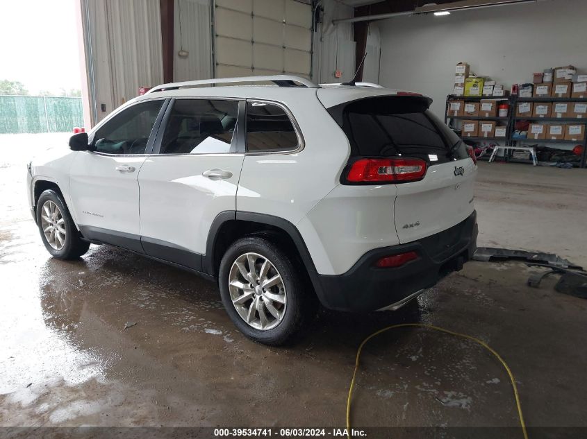 2015 Jeep Cherokee Limited VIN: 1C4PJMDS6FW652920 Lot: 39534741