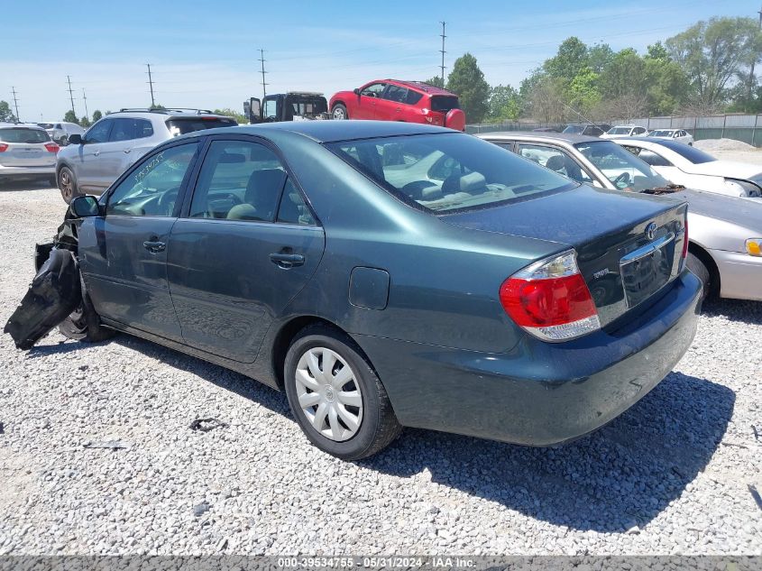 2005 Toyota Camry Le/Xle/Se VIN: 4T1BE30K85U001535 Lot: 39534755