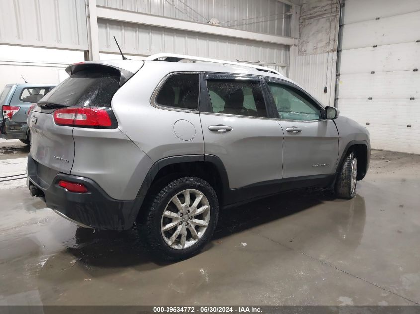 2015 Jeep Cherokee Limited VIN: 1C4PJMDB1FW501127 Lot: 39534772