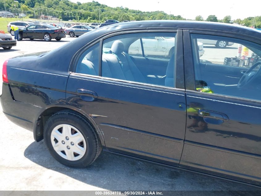 2003 Honda Civic Lx VIN: 1HGES165X3L017479 Lot: 39534778