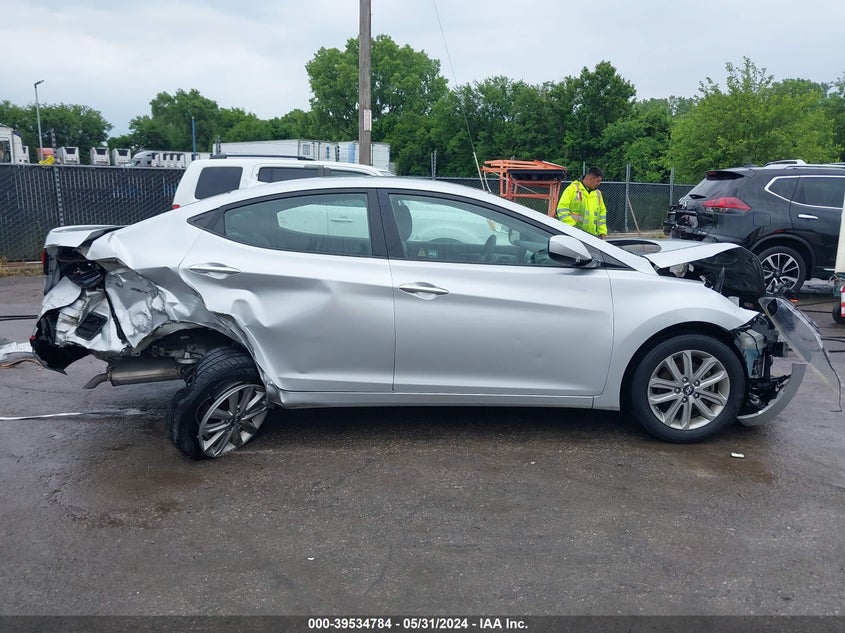 2014 Hyundai Elantra Se VIN: KMHDH4AE7EU040258 Lot: 39534784