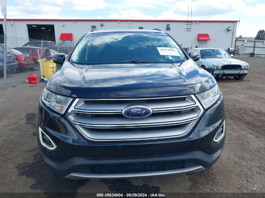 2015 Ford Edge Titanium VIN: 2FMTK4K94FBB56426 Lot: 39534804