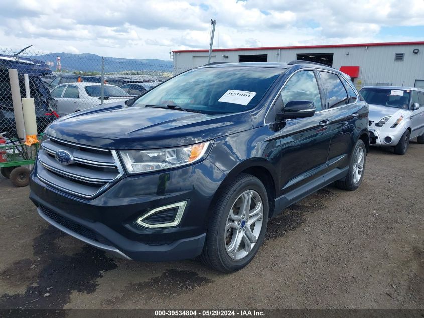 2015 Ford Edge Titanium VIN: 2FMTK4K94FBB56426 Lot: 39534804