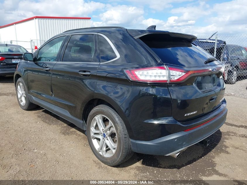 2015 Ford Edge Titanium VIN: 2FMTK4K94FBB56426 Lot: 39534804