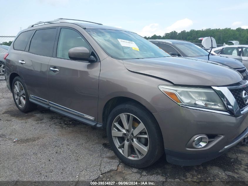 2013 Nissan Pathfinder Platinum VIN: 5N1AR2MN4DC669593 Lot: 39534827