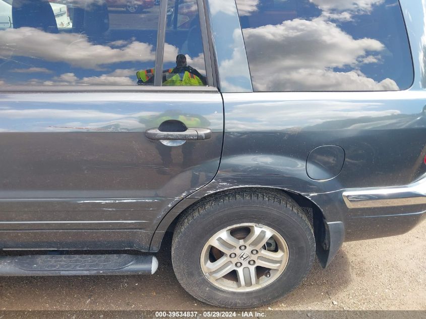 2005 Honda Pilot Ex-L VIN: 5FNYF18585B045476 Lot: 39534837