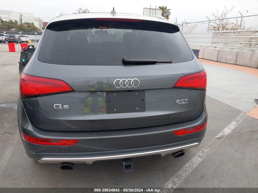 2017 Audi Q5 2.0T Premium VIN: WA1L2AFP5HA061751 Lot: 39534843