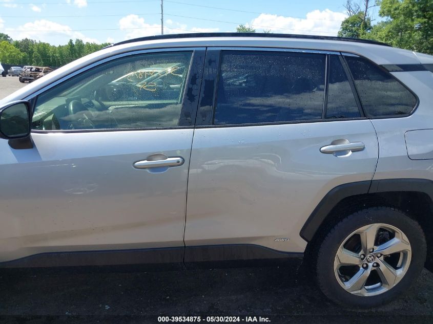 2021 Toyota Rav4 Xle Premium Hybrid VIN: JTMB6RFV5MD515346 Lot: 39534875