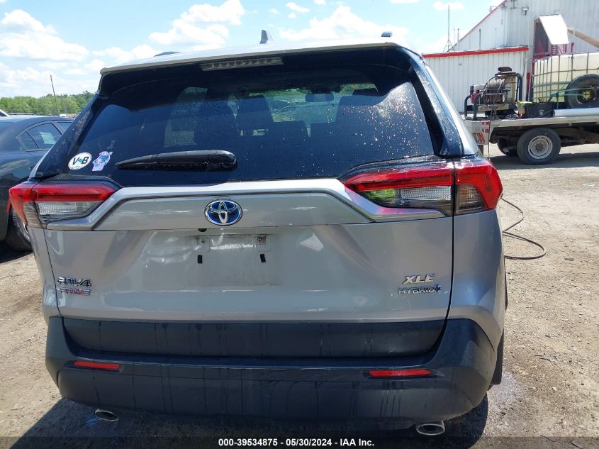 2021 Toyota Rav4 Xle Premium Hybrid VIN: JTMB6RFV5MD515346 Lot: 39534875