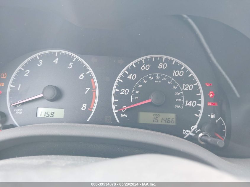 2009 Toyota Corolla Le VIN: 1NXBU40E09Z079736 Lot: 39534878