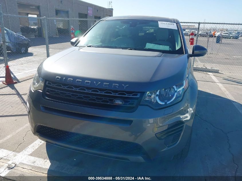 2016 Land Rover Discovery Sport Se VIN: SALCP2BG6GH545025 Lot: 39534888