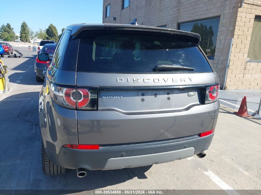 2016 Land Rover Discovery Sport Se VIN: SALCP2BG6GH545025 Lot: 39534888