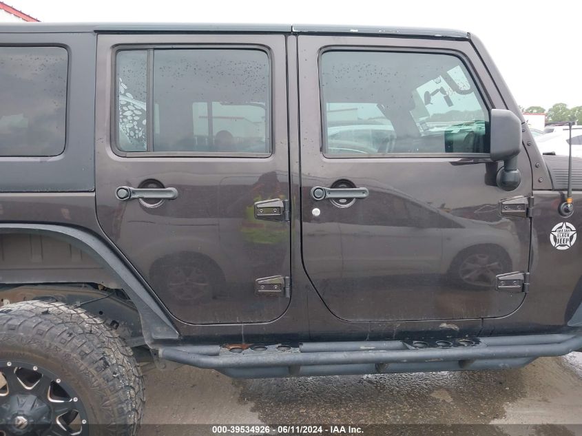 2013 Jeep Wrangler Unlimited Sport VIN: 1C4BJWDG9DL650160 Lot: 39534926